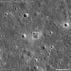 Le site du crash de Beresheet, vu par la sonde Lunar Reconnaissance Orbiter (LRO) le 22 avril 2019. L'atterrisseur israélien développé par SpaceIL s'est écrasé sur la Lune le 11 avril 2019. © NASA/GSFC/Arizona State University