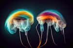 Dans l’océan, la bioluminescence est presque une règle. Les chercheurs l’étudient notamment pour comprendre son rôle dans le processus de pompe biologique de carbone. © Raisa Kanareva, Adobe Stock
