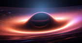 Illustration d'un trou noir générée à l'aide d'une IA. © Bakhrom, Adobe Stock