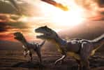 Une vue d'artiste de la fin des dinosaures. © serpeblu, Adobe Stock