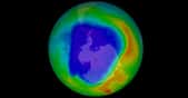 Le trou d'ozone sur l'Antarctique.&nbsp;© Nasa