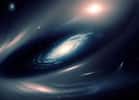 Les vents galactiques vus par l'IA DALL-E. © 2023 Microsoft Corporation