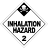 Logo indiquant des substances toxiques dont l’imprégnation se fait par la voie respiratoire. © Emergency Response Guidebook, Wikimédia domaine public