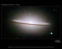 La conservation du moment cinétique explique bien le disque de la galaxie du Sombrero. © Nasa