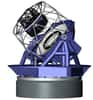 Vue d'atiste du Large Synoptic Survey Telescope
(Crédits : 2004 LSST Corporation)