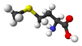 La méthionine est un acide aminé essentiel. © Ben Mills, Wikimedia, domaine public
