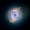 Nébuleuse de l'œil de Chat, photo prise par le télescope spatial Hubble grâce à la caméra de prospection avancée (ACS). © Nasa