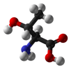 La thréonine est un acide aminé essentiel. © Ben Mills, Wikimedia, domaine public