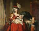 Les trois enfants de Marie-Antoinette et le berceau représentant la benjamine, décédée à 11 mois (détail du tableau signé Louise Elisabeth Vigée Le Brun). © Wikimedia Commons, Domaine public