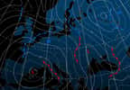 Un anticyclone est une zone de haute pression atmosphérique souvent associée à des conditions météorologiques stables et souvent claires, c'est donc un temps sec, sans nuage et ensoleillé. Il influence le climat et le temps sur de vastes régions, et peut avoir des effets significatifs sur les températures, la précipitation et les vents. © Vector Tradition, Adobe Stock