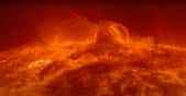 Sur des images l’Interface Region Imaging Spectrograph (IRIS) de la Nasa, des astronomes ont observé des nanojets dans la couronne de notre Soleil. © Goddard Space Flight Center, Nasa