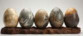 Photo de l'œuf antique, vieux de 1 700 ans, retrouvé lors de fouilles au centre de l'Angleterre. L'artefact mesure quelques 4,5 cm. © 2ragon, Adobe Stock 