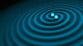 Découvrez notre top 5 des évènements qui ont marqué l'actualité astronomique de 2017. Ici, une vue d'artiste des ondes gravitationnelles générées par un système binaire d'étoiles à neutrons sur le point de fusionner. © R. Hurt, Caltech-JPL