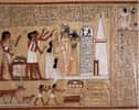 Les hiéroglyphes n'ont servi à composer des phrases, comme celle de ce papyrus, qu'à partir de l'époque du pharaon Djoser © DP, Wikipédia