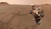 Selfie du rover regardant son dixième tube déposé. © Nasa, JPL-CalTech, MSSS