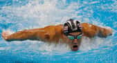 Le champion de natation Michael Phelps est apparu aux JO de Rio avec des cercles rouges sur le corps : les traces d’une thérapie par ventouses ou « cupping ». © Fernando Frazão, Agência Brasil, Wikimedia Commons, CC by 3.0