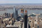 Tours, aéroport, musées... Les grands projets architecturaux de 2019. Ici, le projet Hudson Yards, à New York, vu de l'Empire State Building © Becker747400, Wikimedia Commons, CC by-sa 4.0