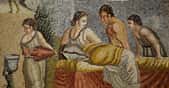Mosaïque représentant une scène intime entre une jeune femme et un homme au torse nu, 2e siècle après J.-C. © Carole Raddato, Wikimedia Commons, CC by-sa 2.0