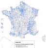 Répartition géographique du dégroupage en France (2010). © ariase.com