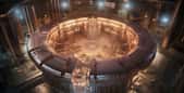 Illustration d'un réacteur de fusion nucléaire générée à l'aide d'une IA. © Fernanda, Adobe Stock