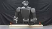 Le robot humanoïde Torobo peut enfoncer un clou à l’aide d’un marteau. © Tokyo Robotics