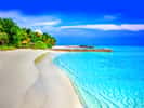 Sublime plage de rêve aux Seychelles