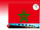 Drapeau : Maroc