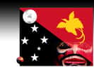 Drapeau : Papouasie-Nouvelle-Guinée