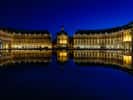 Bordeaux, miroir d'eau Place de la Bourse