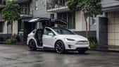 La Tesla Model X est le SUV électrique haut de gamme de la marque. © Tesla
