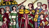 Les troubadours du Moyen Âge étaient aussi bien poètes que musiciens. Image extraite de la vidéo Troubadours, trouvères et jongleurs. © Éditions Ouest-France