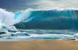 Les vagues scélérates peuvent atteindre plusieurs dizaines de mètres de hauteur et restent totalement imprévisibles. © aleksc, Adobe Stock