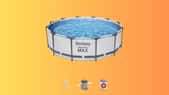 La piscine tubulaire de forme ronde Bestway Steel Pro Max est à prix cassé © Cdiscount