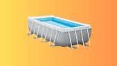 Bon plan : la piscine tubulaire et rectangulaire INTEX Pris Frame est en promotion © Cdiscount