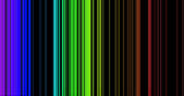 Le spectre d’émission du fer est constitué de nombreuses raies. © nilda, Wikipedia, DP