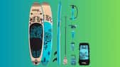 Ce stand up bon paddle gonflable est l'une des meilleures affaires de ce début de soldes d'été © Cdiscount