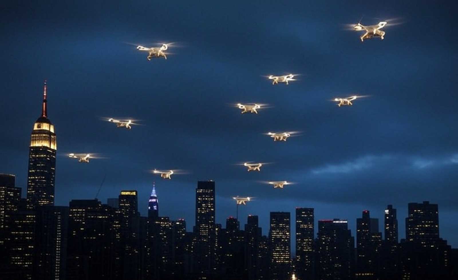 Des drones gigantesques au-dessus de New York et personne ne sait qui les pilote ! 