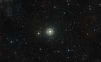 Cette image offre une vue du ciel qui entoure l'étoile 51 Pegasi dans la constellation boréale de Pégase (le Cheval ailé). En 1995 fut découverte la première exoplanète en orbite autour de cette étoile. Cette image a été constituée à partir des données photographiques du Digitized Sky Survey 2. © ESO/Digitized Sky Survey 2