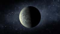 Si les extraterrestres ne nous rendent pas visite, c’est peut-être qu’ils sont coincés sur leur planète par une gravité trop forte. Ce serait le cas sur la superterre Kepler-20 b, dont cette vue d'artiste montre le système planétaire. © Nasa, Ames, JPL-Caltech