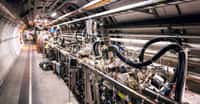 Une partie de l'installation Totem dans le tunnel du LHC à 220 mètres en aval de l'expérience CMS. © M. Brice, Cern
