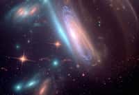 Des galaxies vues par l'IA DALL·E. © Microsoft Corporation