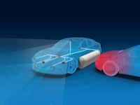 Le concept d’airbag externe latéral, selon ZF. © ZF