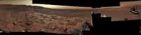 Panorama rassemblant 122 images individuelles prises par la Mastcam de Curiosity le 18 novembre 2020. © Nasa, JPL-Caltech, MSSS