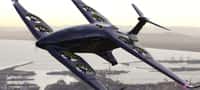 Atea est un avion à décollage et atterrissage vertical avec moteur hybride électrique. © Ascendance