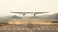 Premier vol d'essai du Stratolaunch, l'avion porteur le plus grand au monde. © Stratolaunch Systems