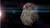 Illustration d’un astéroïde. © dottedyeti, fotolia