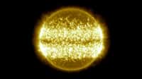 150 images superposées montre 10 ans d'observation du Soleil avec SDO. © Nasa, SDO