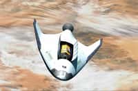 Concept Vehra d'un système de transport spatial réutilisable pour lancer des satellites en orbite basse dont une version habitée pourrait en être dérivée. © Dassault