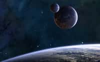 Les atmosphères des exoplanètes sont un mélange de différents gaz. © Aaron Alien, Adobe Stock