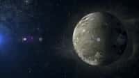 Selon des chercheurs de l’université de Kobe (Japon), Ganymède, une lune de Jupiter, porterait les traces du plus grand cratère d’impact du Système solaire. © Igor_Filonenko, Adobe Stock